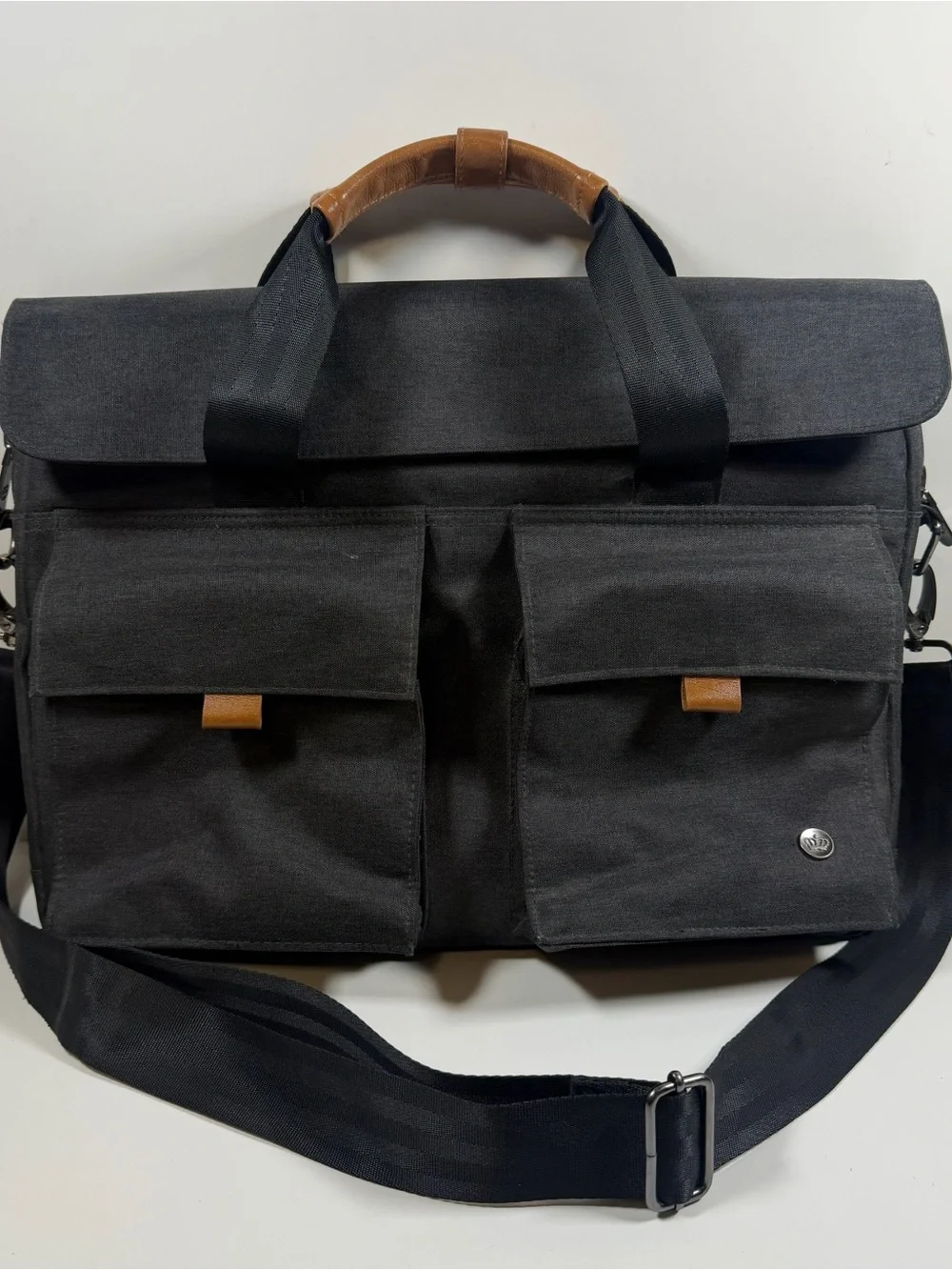 Black Men's Messenger Briefcase or laptop bag